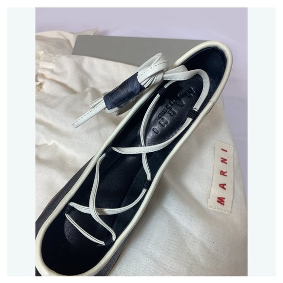 MARNI Calfskin Leather Ballet Flat - Picture 3 of 4